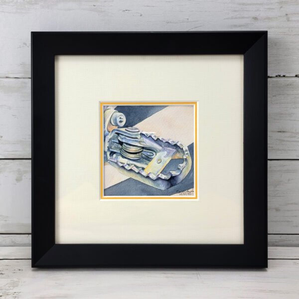 "Footpeg" Mini Moto Original Watercolor Painting