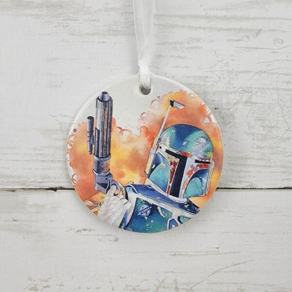 "Boba Fett" 3 inch Ceramic Art Ornament