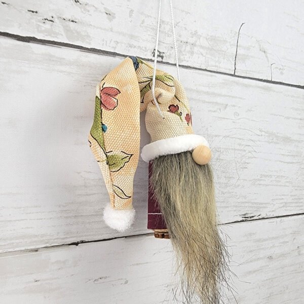"Boho 1" Gnome Ornament - Image 3