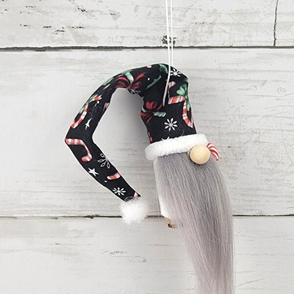 "Candy Cane 1" Gnome Ornament