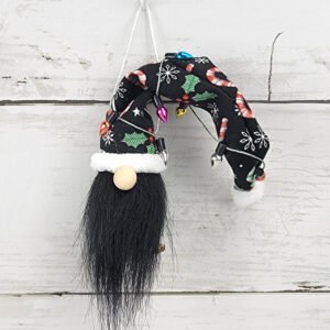 "Candy Cane 3" Gnome Ornament