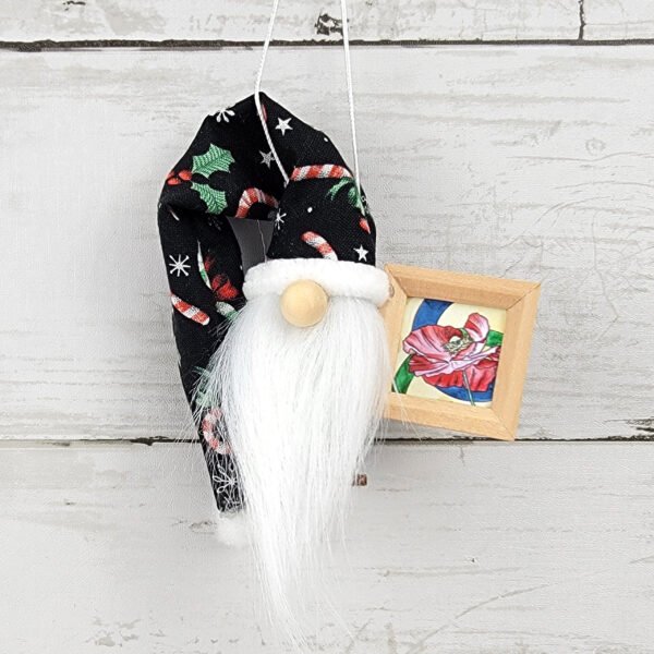 "Candy Cane 5" Gnome Ornament