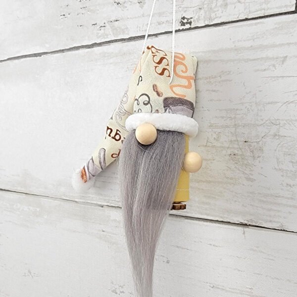"Coffee 3" Gnome Ornament - Image 3