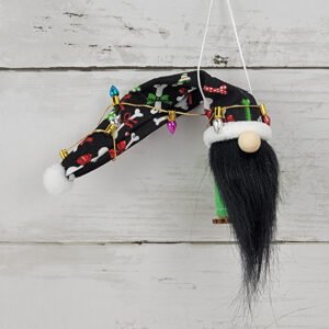 "Dog Bones 5" Gnome Ornament