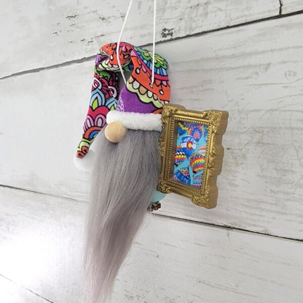 "Paisley 2" Gnome Ornament - Image 2