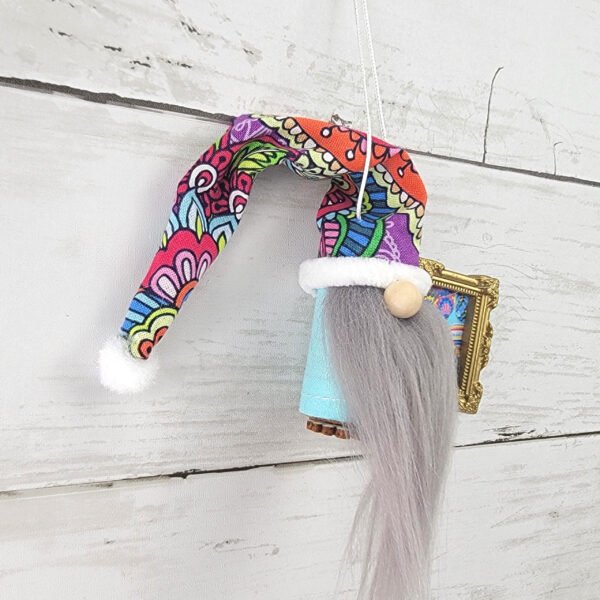 "Paisley 2" Gnome Ornament - Image 3