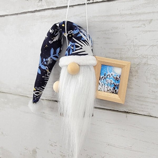 "Snowflakes 2" Gnome Ornament - Image 2