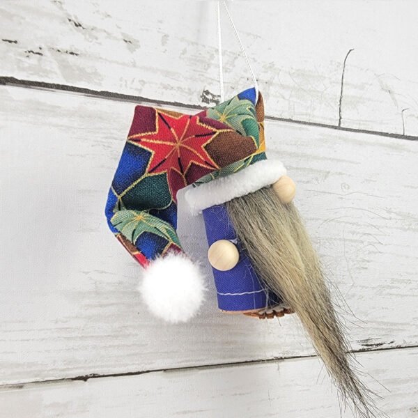 "Stars 1" Gnome Ornament - Image 2
