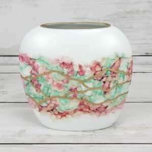 "#1" 4.25 inch Pillow Vase