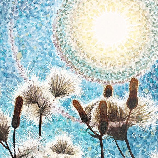 "Blue Sunlight" Art Print - Image 2