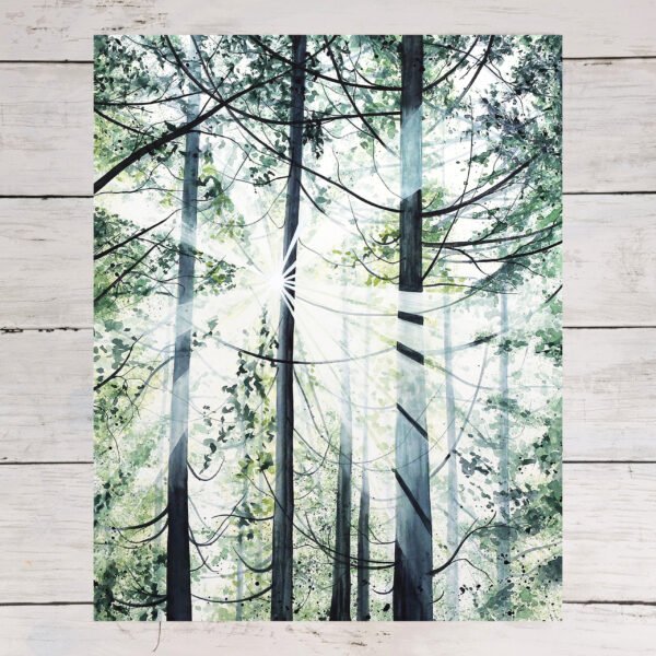 "Green Forest" Art Print
