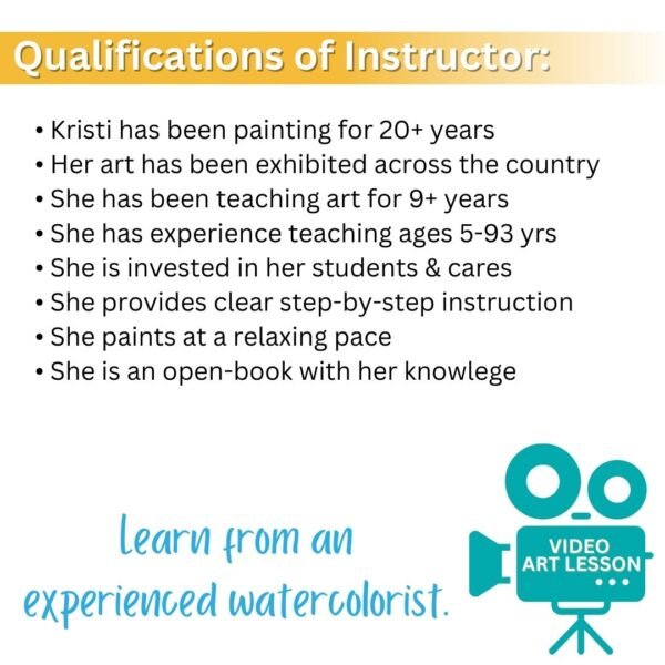 Red Poppies Video Art Lesson - Image 4