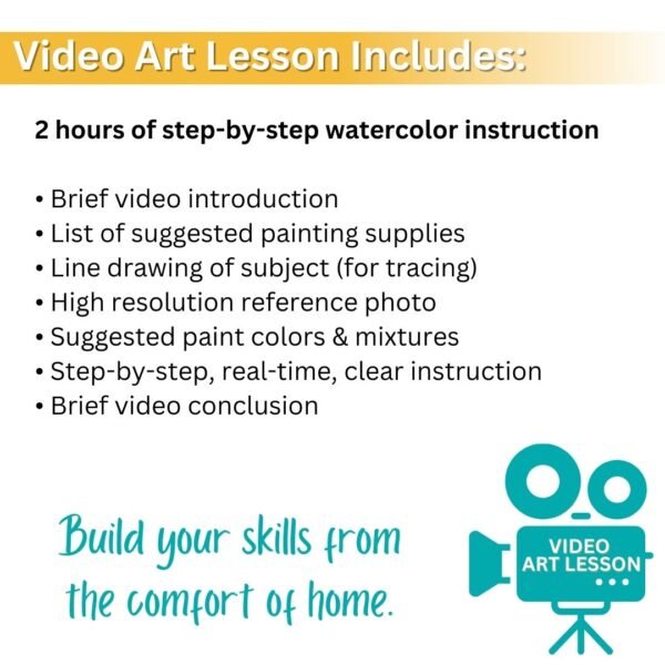 Red Poppies Video Art Lesson - Image 2