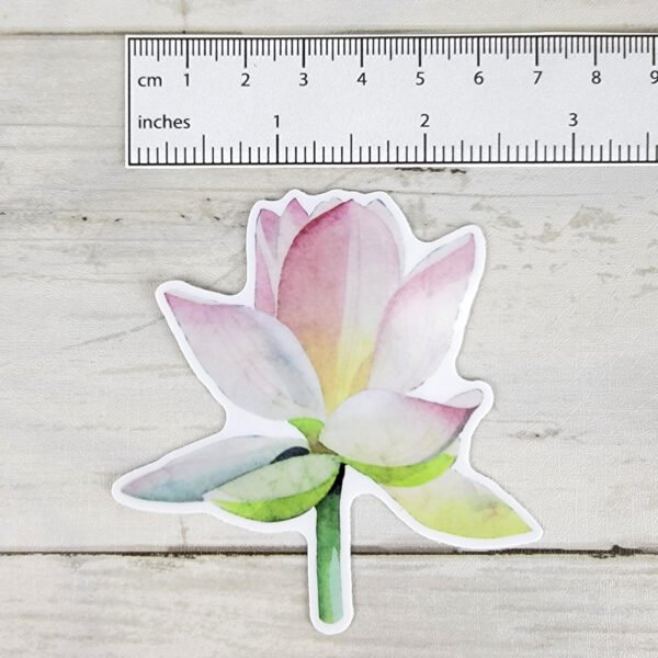 "Pink Lotus" 3 inch Vinyl Sticker