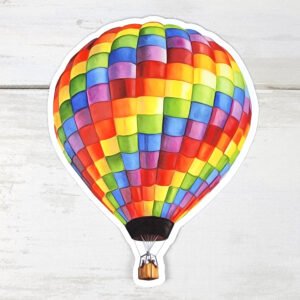 "Rainbow Balloon" 3 inch Vinyl Sticker