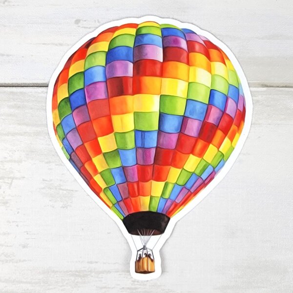 "Rainbow Balloon" 3 inch Vinyl Sticker