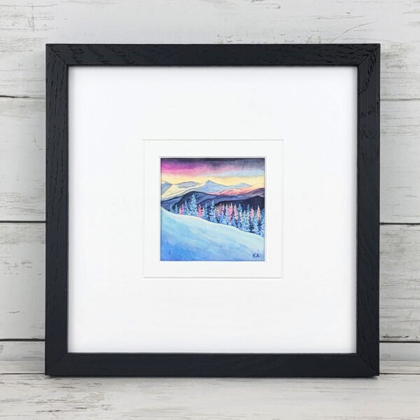 "Frozen Ridge" Miniature Landscape - Image 2