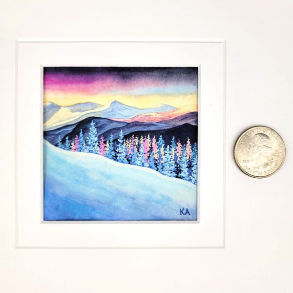 "Frozen Ridge" Miniature Landscape