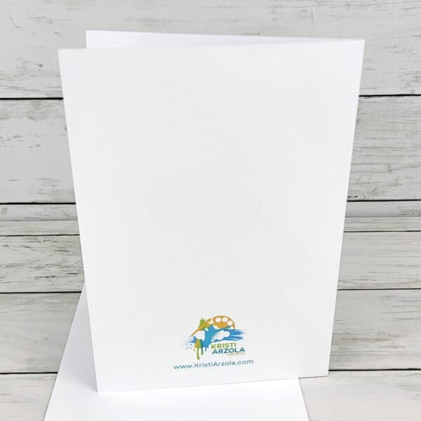"Blue Sunlight" Single Notecard - Image 2