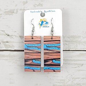 "Set #1" BoHo Wooden Drop Earrings