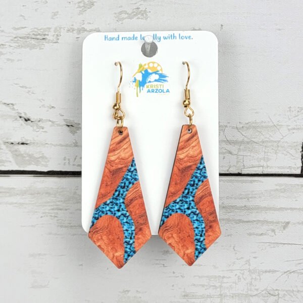 "Set #11" BoHo Wooden Drop Earrings