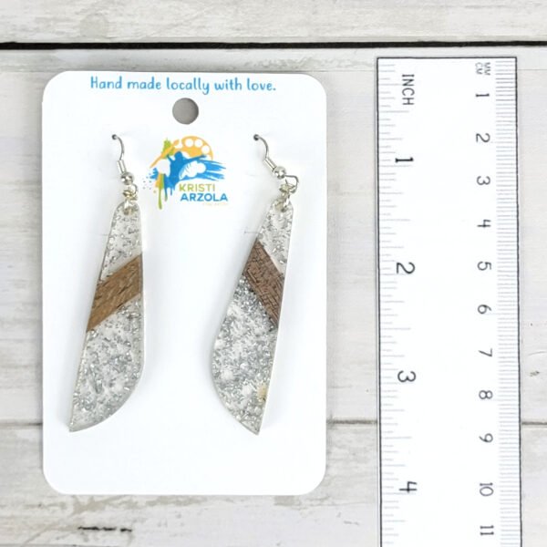 "Set #12" BoHo Wooden Drop Earrings - Image 2