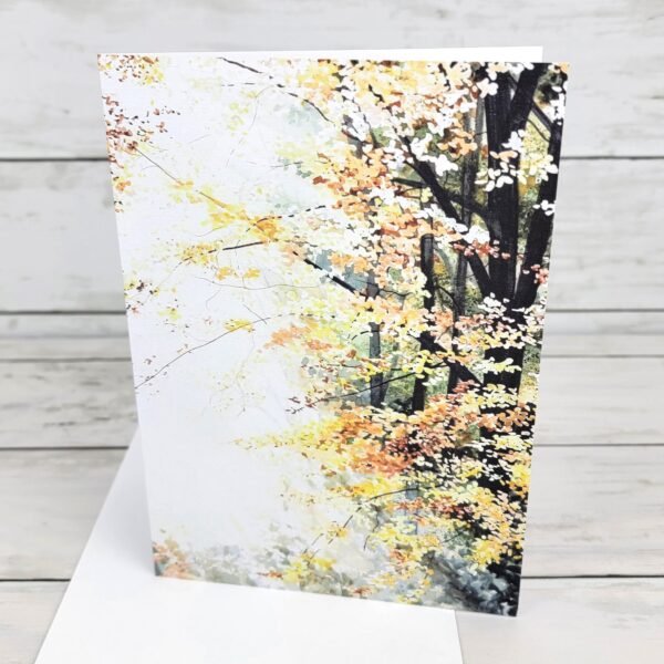 "Autumn Forest" Single Notecard